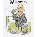 What do you give the man who has everything for his birthday?…