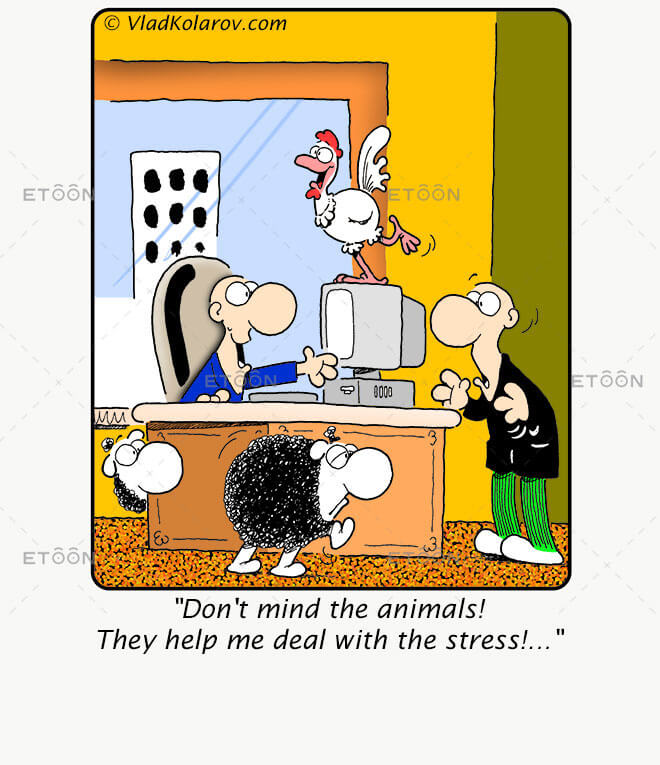 Stress Cartoons, Comics And Funny Pictures » Etoon Cartoons