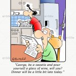 George, be a sweetie…